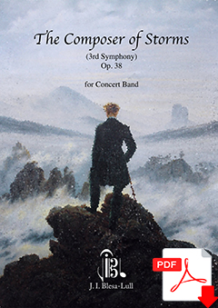 Portada de la obra The Composer of Storms