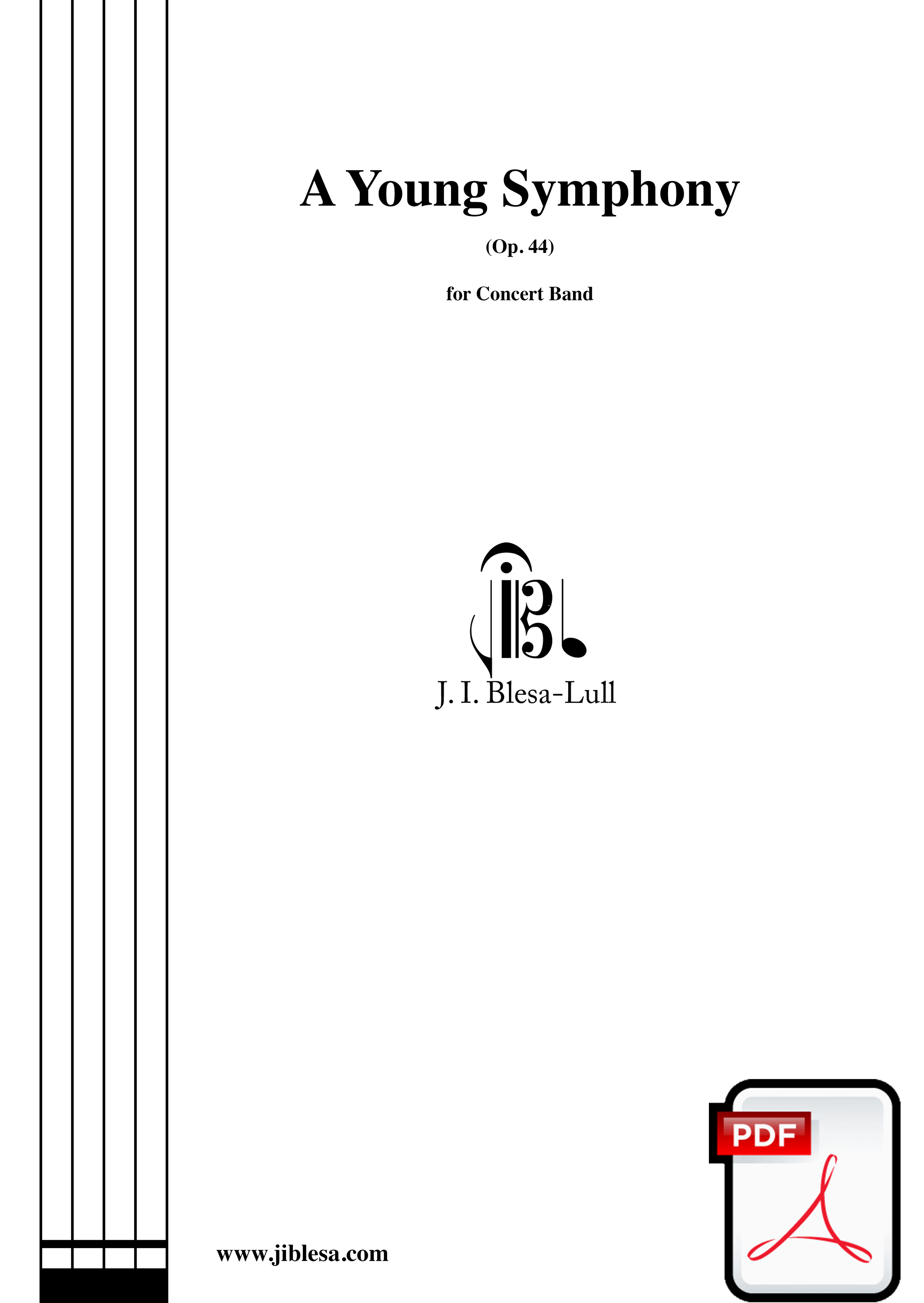 Portada de la obra A Young Symphony
